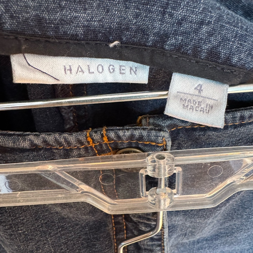 Halogen Denim A-Line Knee-Length - Picture 3 of 3